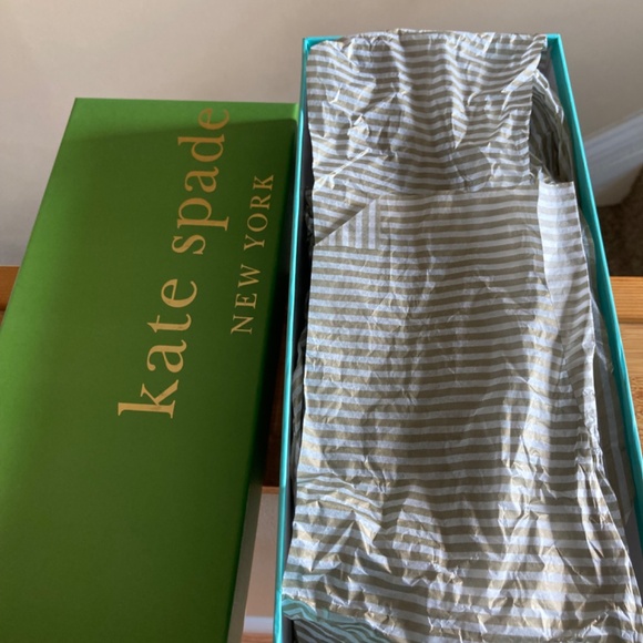 KATE SPADE NATASHA EMBELLISHED CAT FLATS SIZE 8 - Picture 14 of 16